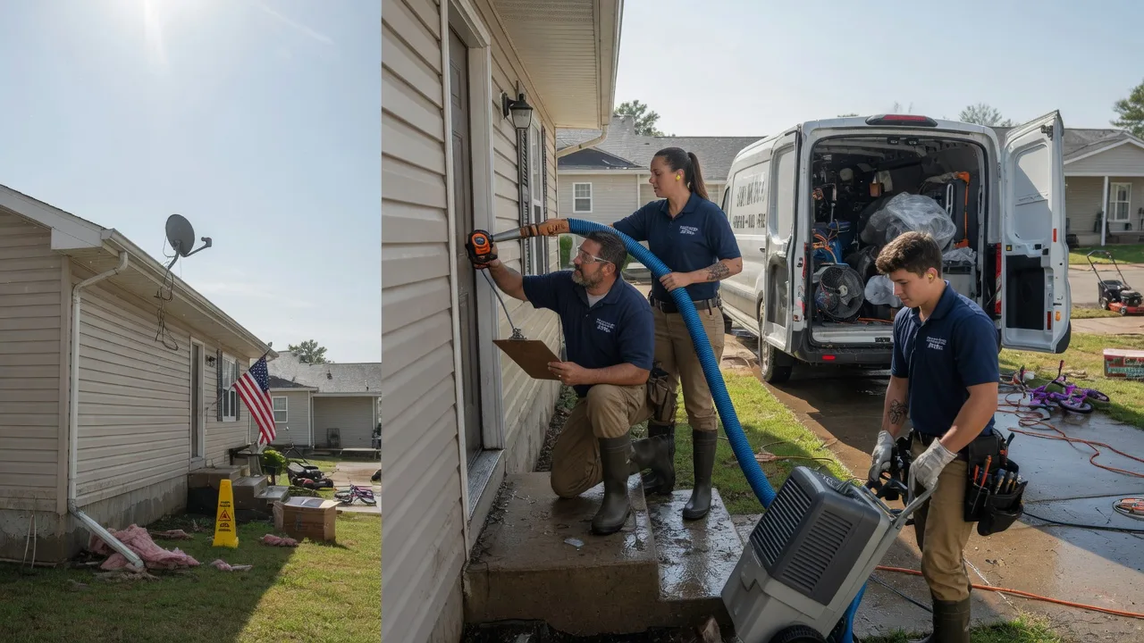 Ceiling Water Damage Restoration in Kanopolis, KS near me